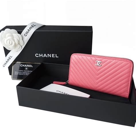 chanel pink roses wallet|chanel pink wallets for women.